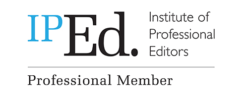 Logo for the Institute of Professional Editors